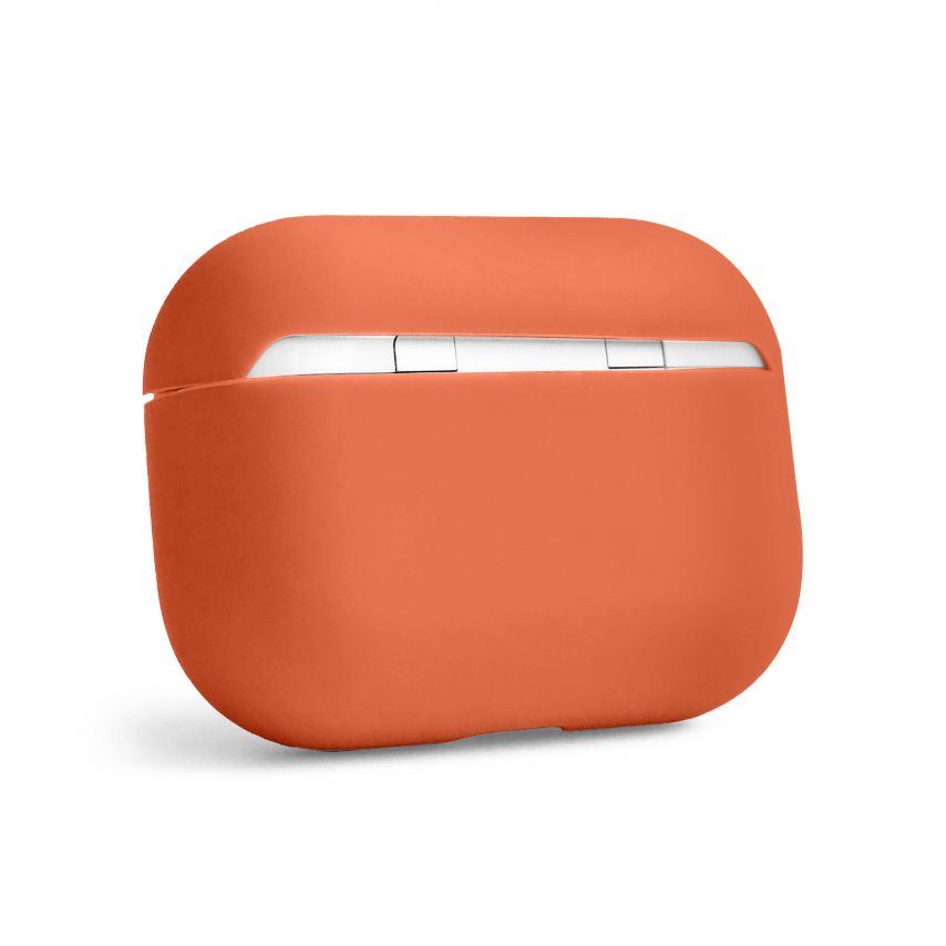 Чохол для AirPods Pro Slim light orange (papaya) / світло-помаранчевий (папая) (4)