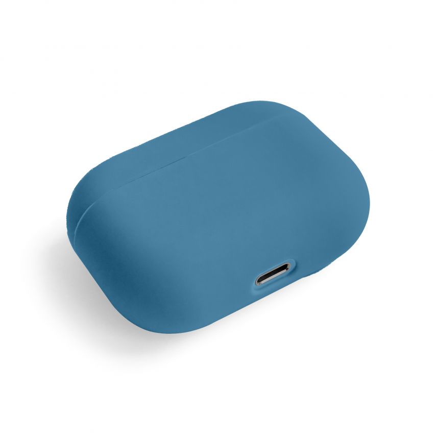 Чехол для AirPods Pro Slim dark blue (gray blue) / темно-голубой (19)