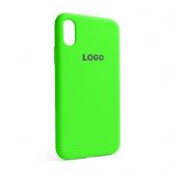 Чехол Full Silicone Case для Apple iPhone X, Xs shiny green (40) - купить за 199.00 грн в Киеве, Украине
