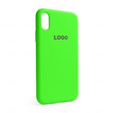 Чохол Full Silicone Case для Apple iPhone X, Xs shiny green (40)