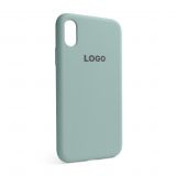 Чохол Full Silicone Case для Apple iPhone X, Xs turquoise (17)
