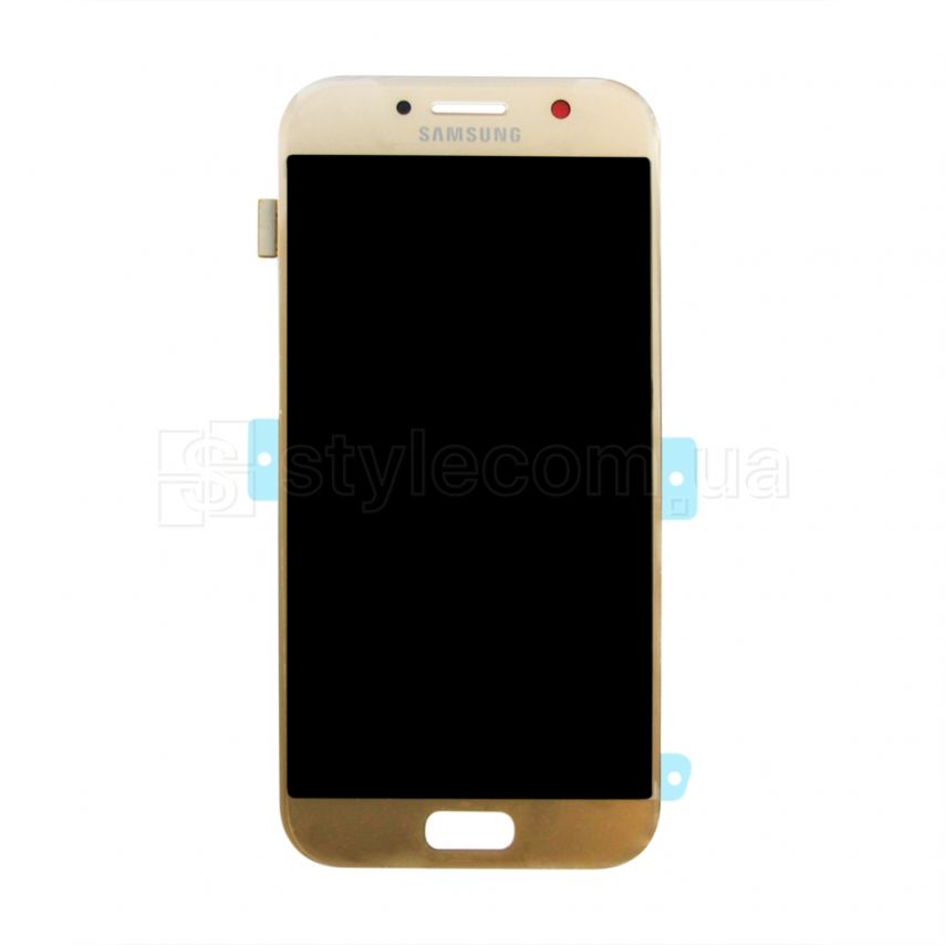 Дисплей (LCD) для Samsung Galaxy A5/A520 (2017) с тачскрином gold Service Original (PN:GH97-19733B)