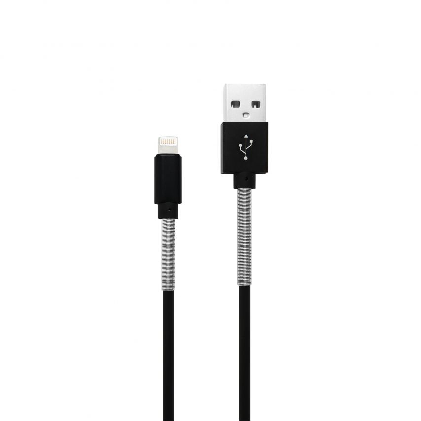 Кабель USB WALKER C720 Lightning 2м black
