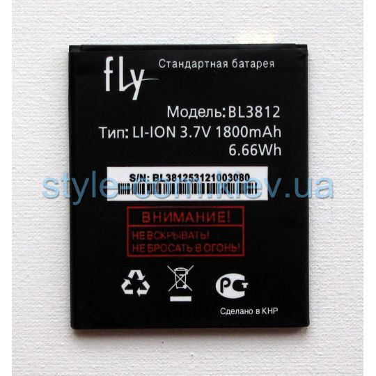 Аккумулятор для Fly BL3812 iQ4416 (1800mAh) High Copy - купить за {{product_price}} грн в Киеве, Украине