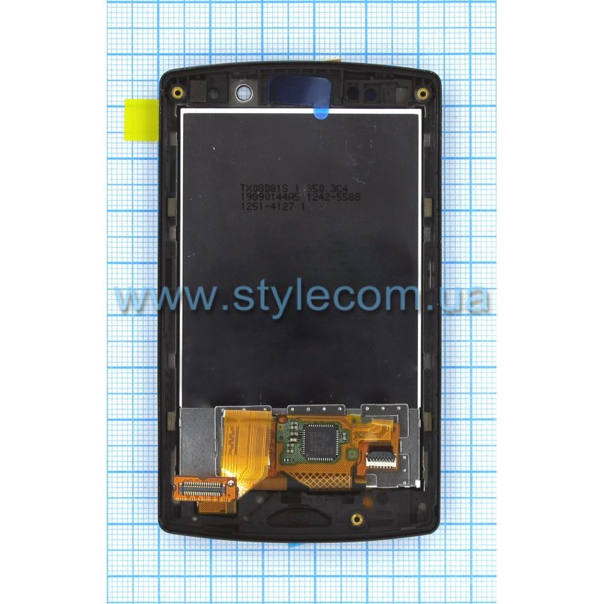Дисплей (LCD) для Sony Xperia Active SK17i с тачскрином и рамкой black Original Quality