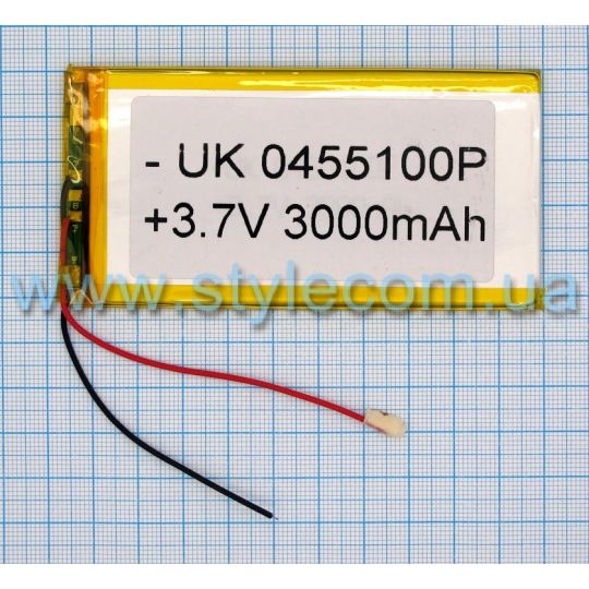 Аккумулятор ChinaTab 0455100p (4*55*100мм) 3000mAh