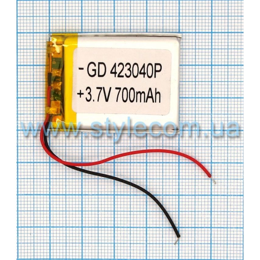 Аккумулятор ChinaTab 423040p (4.2*30*40мм) 700mAh