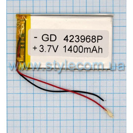 Аккумулятор ChinaTab 423968p (4.2*39*68мм) 1400mAh