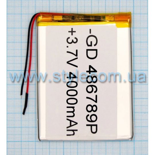 Аккумулятор ChinaTab 486789p (4.8*67*89mm) 4000mAh - купить за {{product_price}} грн в Киеве, Украине