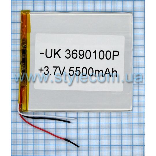 Аккумулятор ChinaTab 3690100p (3.6*90*97мм) 5500mAh 3wires