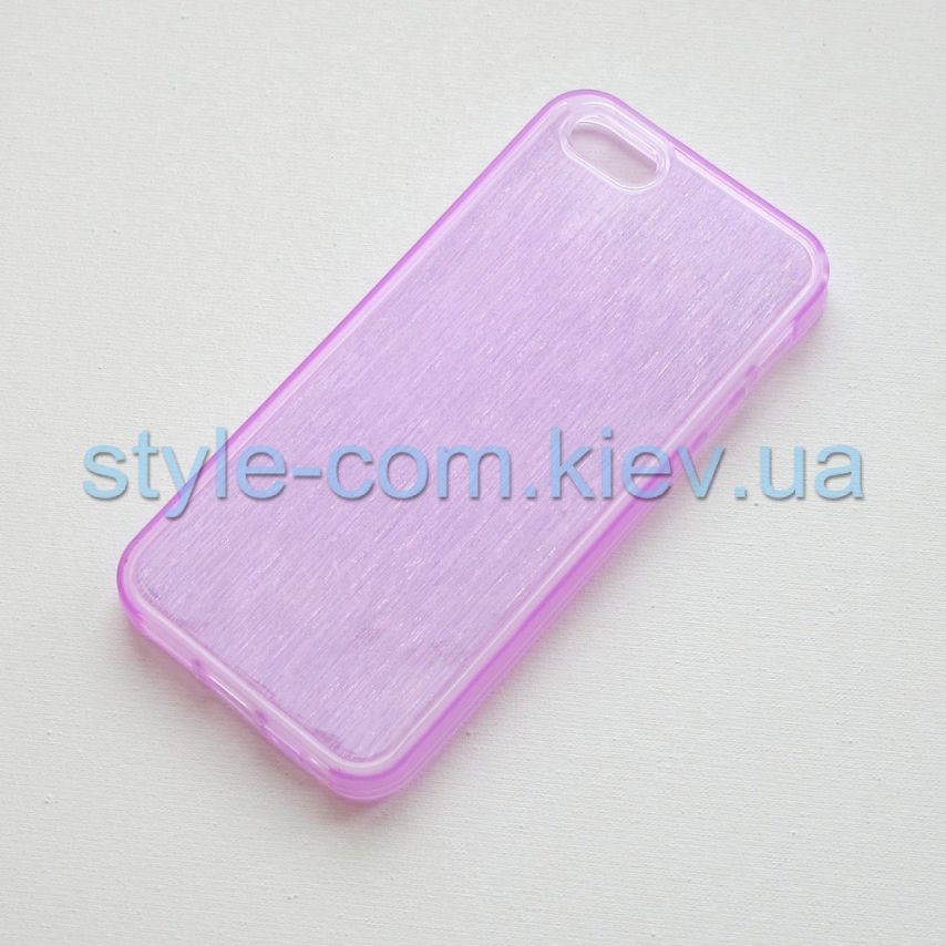 Чехол силиконовый Diamond Silk для Apple iPhone 5, 5s, 5SE violet