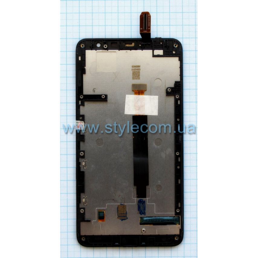Дисплей (LCD) Nokia 1320 Lumia + тачскрин с рамкой black  Original Quality
