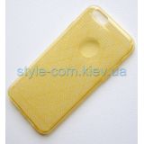 Чохол силіконовий Diamond Silk для Apple iPhone 6, 6s gold (ромби)