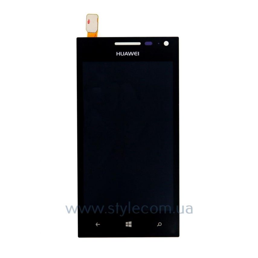 Дисплей (LCD) для Huawei Ascend W1 с тачскрином black High Quality