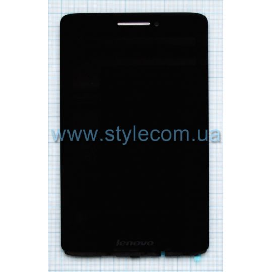 Дисплей (LCD) для Lenovo S5000 з тачскріном та рамкою black Original Quality