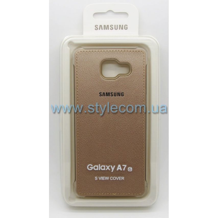 Чехол для Samsung Galaxy Original A7/A710 (2016) gold
