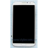 Дисплей (LCD) для Samsung Galaxy I9200 с тачскрином и рамкой white (TFT) Original Quality