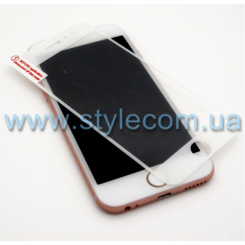 Защитное стекло Silk Screen для Apple iPhone 6, 6s white
