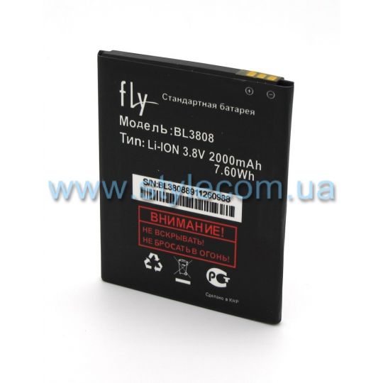 Аккумулятор для Fly BL3808 IQ456 (2000 mAh) High Copy - купить за {{product_price}} грн в Киеве, Украине