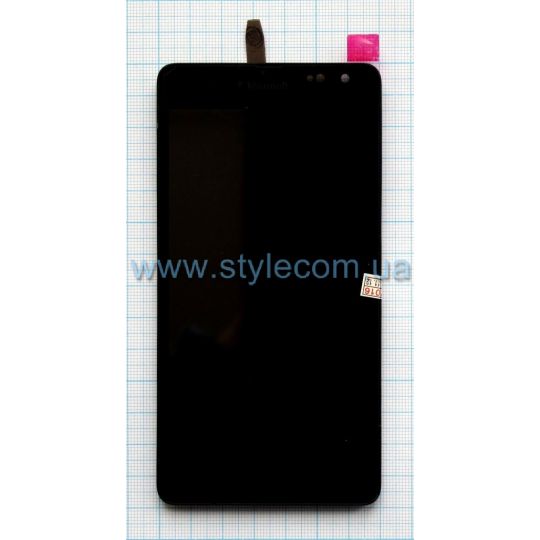 Дисплей (LCD) Nokia Lumia 535 Dual Sim (RM-1090/CT2S1973) + тачскрин с рамкой black Original Quality - купить за {{product_price}} грн в Киеве, Украине