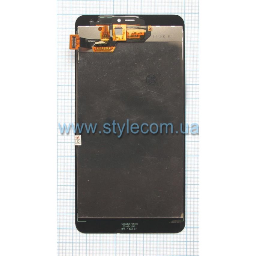 Дисплей (LCD) Nokia 640 XL (RM-1062/RM-1065/RM-1066/RM-1067) + тачскрин black Original Quality