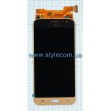 Дисплей (LCD) для Samsung Galaxy J3/J320 (2016) з тачскріном black/gold (Oled) Original Quality - купити за 1 776.32 грн у Києві, Україні