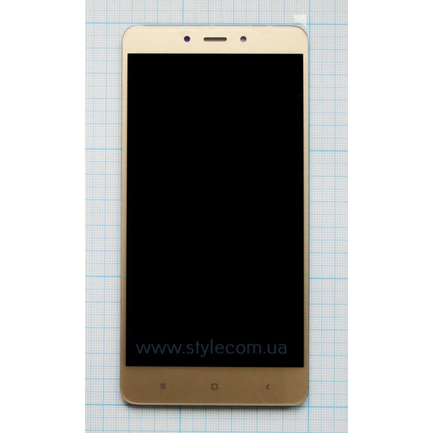 Дисплей (LCD) для Xiaomi Redmi Note 4 с тачскрином gold High Quality
