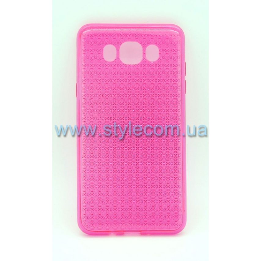 Чехол силиконовый Diamond Silk для Samsung Galaxy J7/J710 (2016) pink