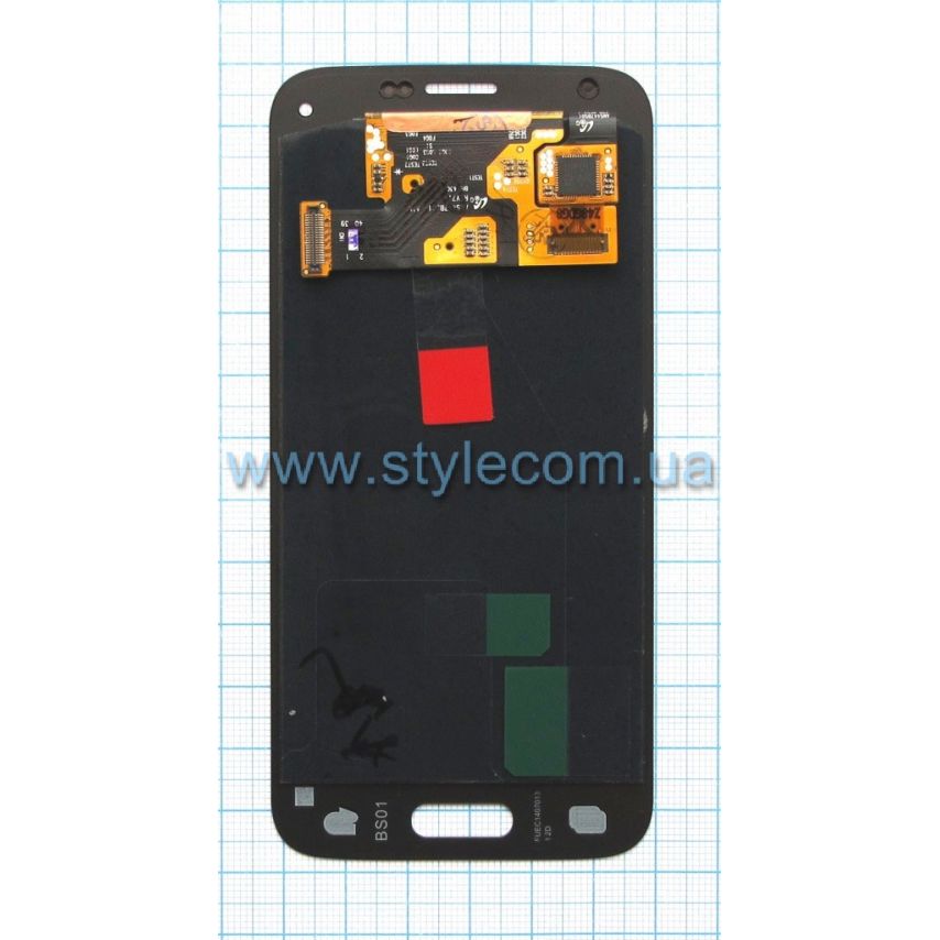 Дисплей (LCD) для Samsung S5 Mini/G800 з тачскріном black (Oled) Original Quality