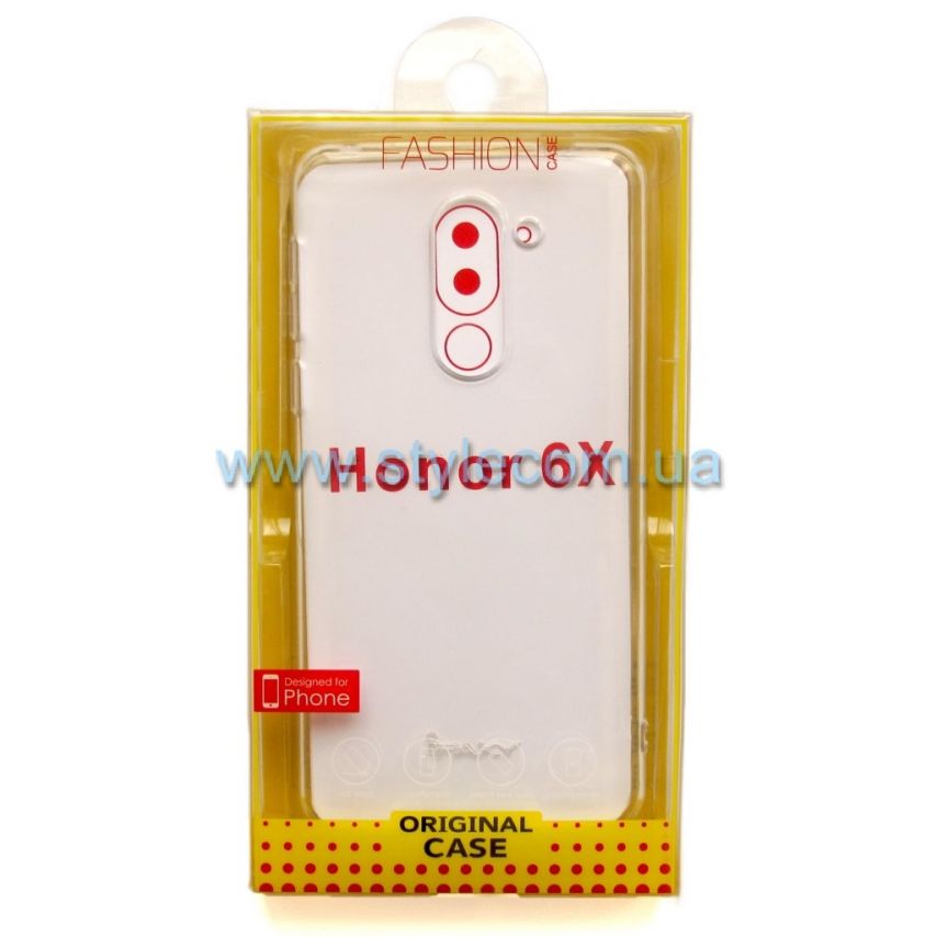 Чохол силіконовий Ipaky Fashion Case для Huawei GR5 (2017), Honor 6X прозорий