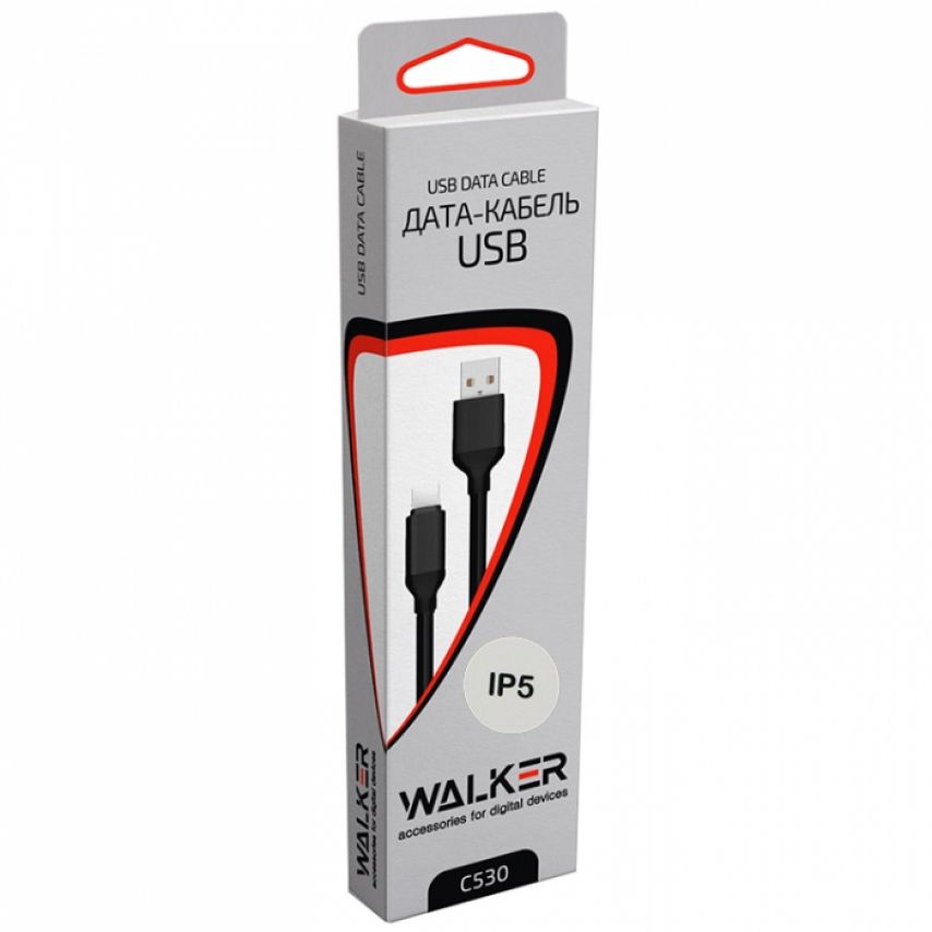 Кабель USB WALKER C530 Lightning white