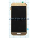 Дисплей (LCD) для Samsung A3/A320 (2017) с тачскрином gold (Oled) Original Quality