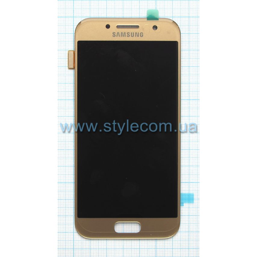 Дисплей (LCD) для Samsung A3/A320 (2017) з тачскріном gold (Oled) Original Quality