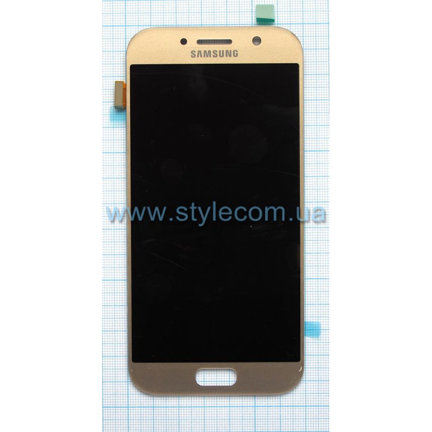 Дисплей (LCD) для Samsung A5/A520 (2017) с тачскрином gold (Oled) Original Quality