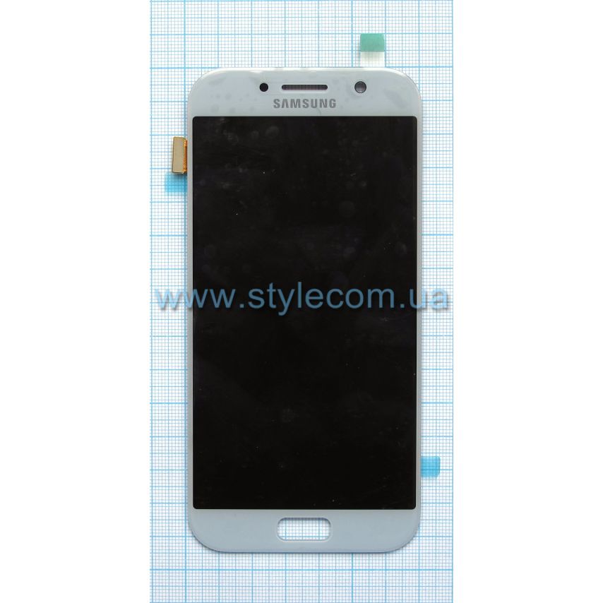 Дисплей (LCD) для Samsung A5/A520 (2017) с тачскрином light blue (Oled) Original Quality