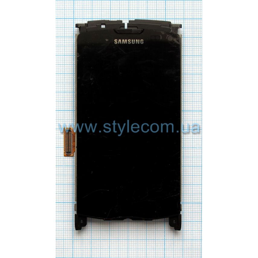 Дисплей (LCD) для Samsung S8530 Wave II с тачскрином и рамкой black (TFT) Original Quality