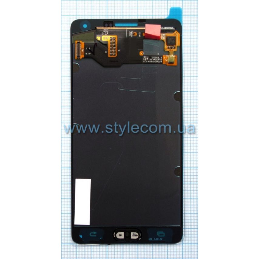 Дисплей (LCD) для Samsung Galaxy A7/A700 (2015) з тачскріном gold Service Original (PN:GH97-16922F)