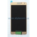 Дисплей (LCD) для Samsung Galaxy A7/A700 (2015) с тачскрином gold Service Original (PN:GH97-16922F)