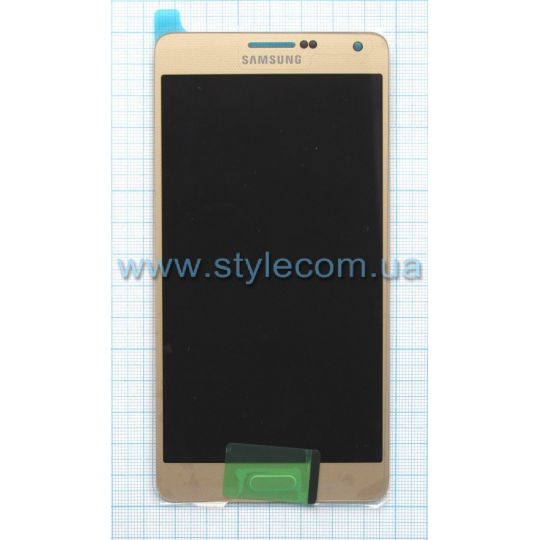 Дисплей (LCD) для Samsung Galaxy A7/A700 (2015) з тачскріном gold Service Original (PN:GH97-16922F)