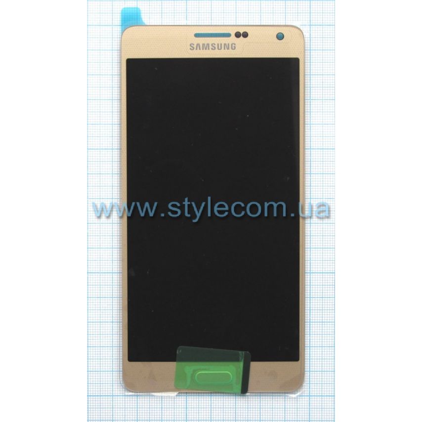 Дисплей (LCD) для Samsung Galaxy A7/A700 (2015) с тачскрином gold Service Original (PN:GH97-16922F)