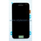 Дисплей (LCD) для Samsung Galaxy J3/J320 (2016) с тачскрином black/blue Service Original (PN:GH97-18414C)