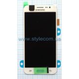 Дисплей (LCD) для Samsung J5/J500 (2015) з тачскріном white Service Original (PN:GH97-17667A)