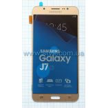 Дисплей (LCD) для Samsung Galaxy J7/J710 (2016) з тачскріном gold Service Original (PN:GH97-18855A) - купити за 2 745.60 грн у Києві, Україні