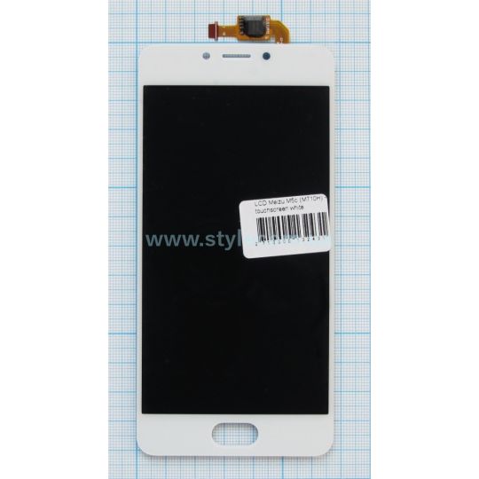 Дисплей (LCD) Meizu M5C (M710H) + тачскрин white High Quality - купить за {{product_price}} грн в Киеве, Украине