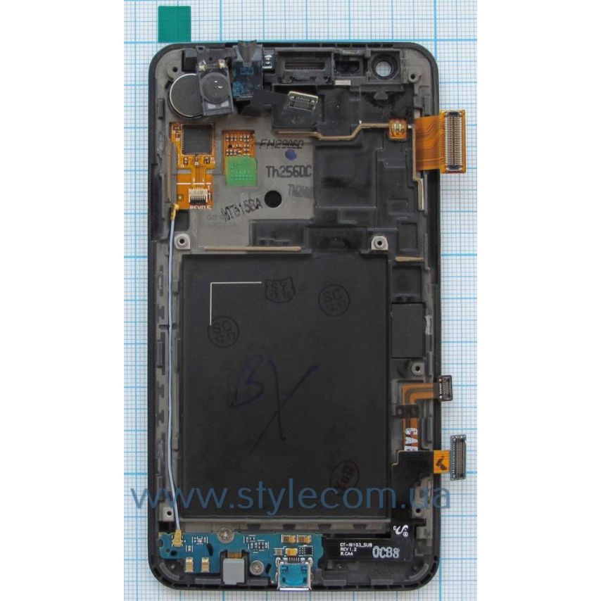 Дисплей (LCD) для Samsung Galaxy I9103 с тачскрином и рамкой black (TFT) Original Quality