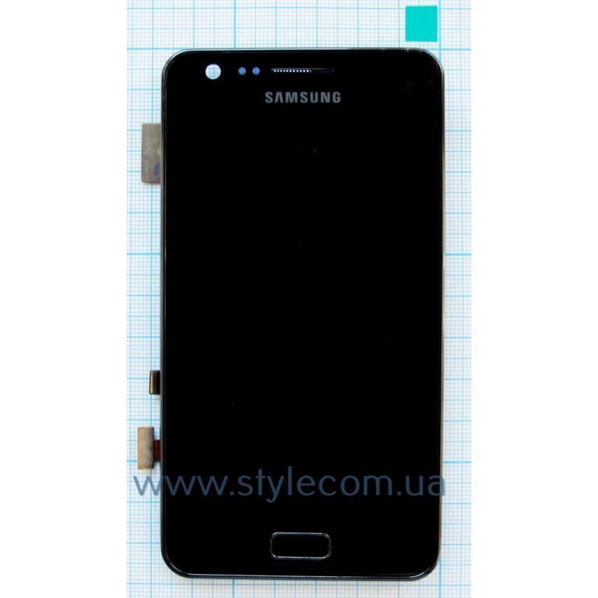 Дисплей (LCD) для Samsung Galaxy I9103 з тачскріном та рамкою black (TFT) Original Quality