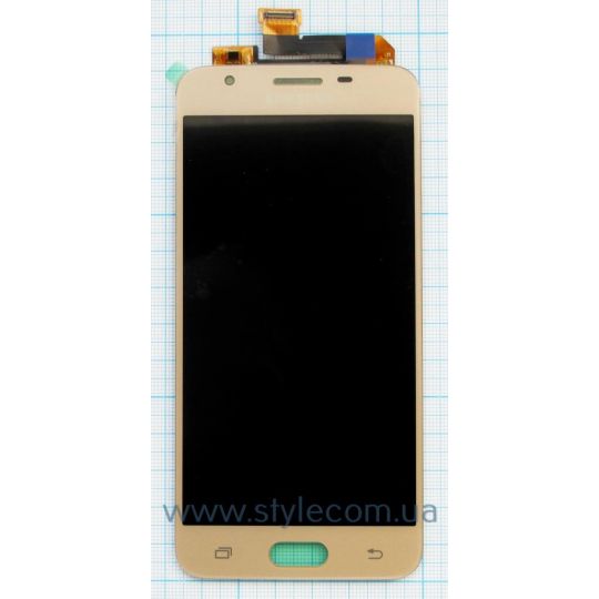 Дисплей (LCD) для Samsung Galaxy J5 Prime/G570 (2016) с тачскрином gold Service Original (PN:GH96-10324A)