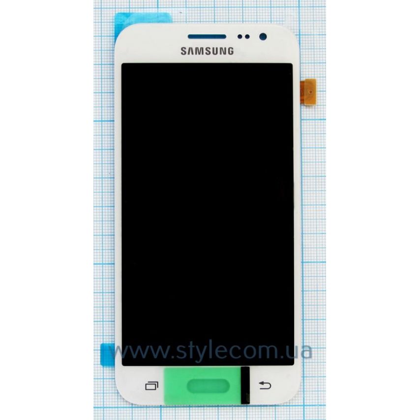 Дисплей (LCD) для Samsung Galaxy J2/J200 (2015) з тачскріном white Service Original (PN:GH97-17940A)