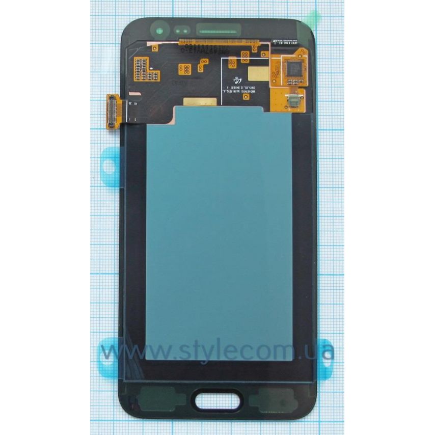 Дисплей (LCD) для Samsung Galaxy J3/J320 (2016) з тачскріном black/gold Service Original (PN:GH97-18414B)