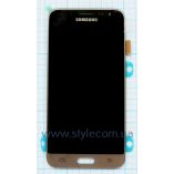 Дисплей (LCD) для Samsung Galaxy J3/J320 (2016) з тачскріном black/gold Service Original (PN:GH97-18414B) - купити за 2 579.20 грн у Києві, Україні